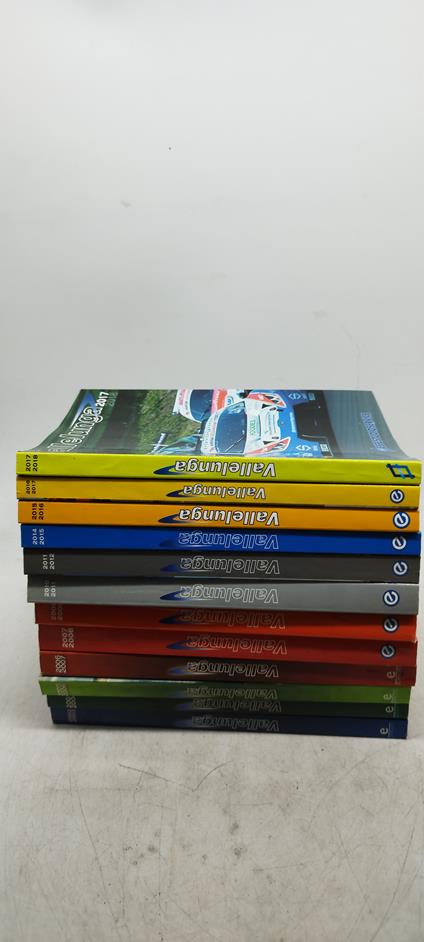 vallelunga edipromo 2002 -2018 12 volumi franco carmignani - copertina