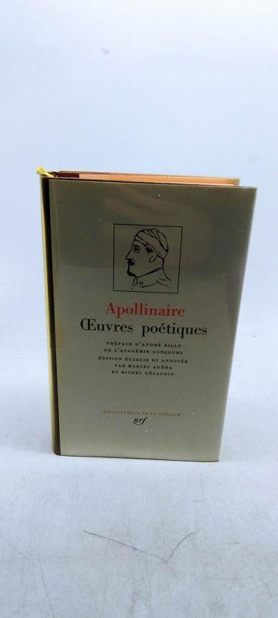 apollinaire ceuvres poetiques biblioteque de la pleiade - copertina