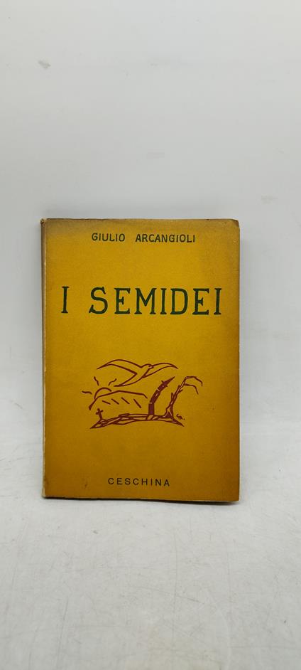 giulio arcangioli i semidei ceschina - copertina
