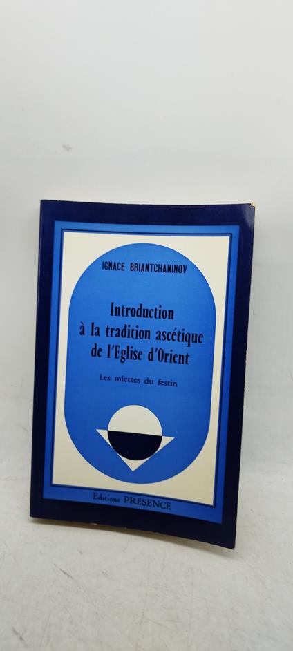 introduction a la tradition ascetique de l'eglise d'orient - copertina