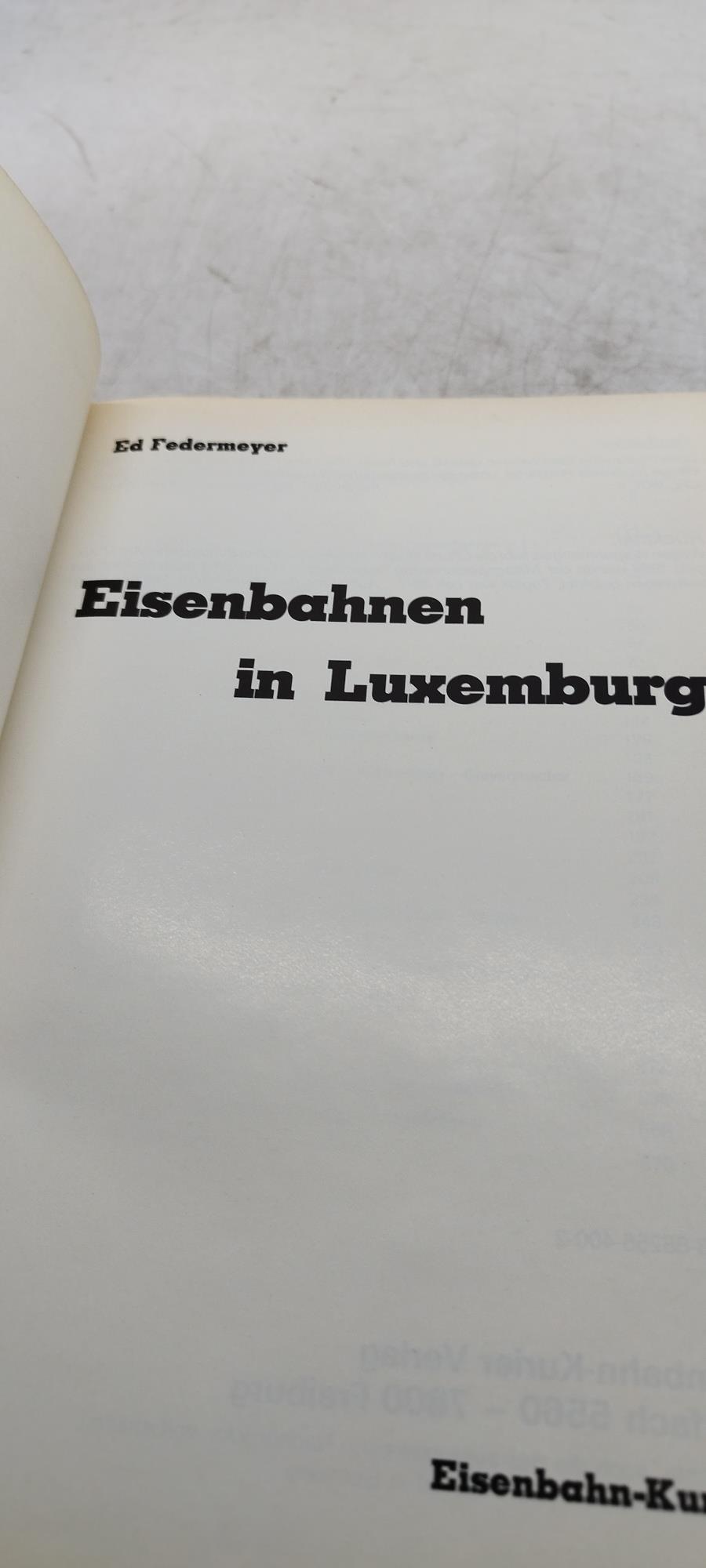 eisenbahnen in luxemburg