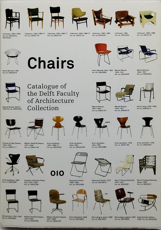chairs catalogue of the delft faculty of architecture collection - copertina
