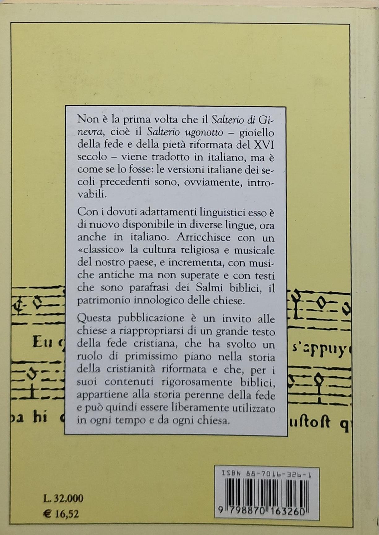 i salmi della riforma