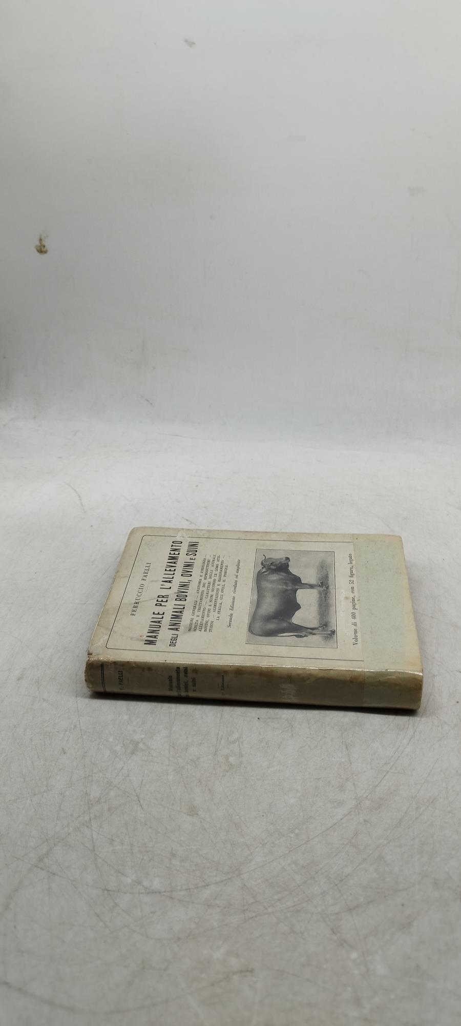 manuale per l'allevamento degli animali bovini ovini e suini