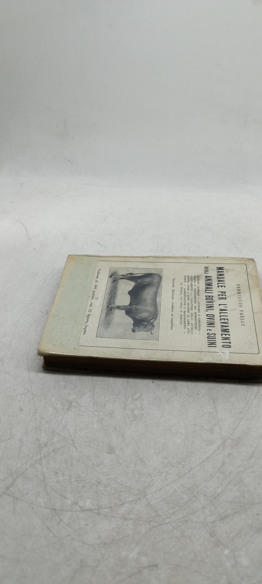 manuale per l'allevamento degli animali bovini ovini e suini