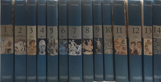 L' antichità a cura di umberto eco 14 volumi - copertina