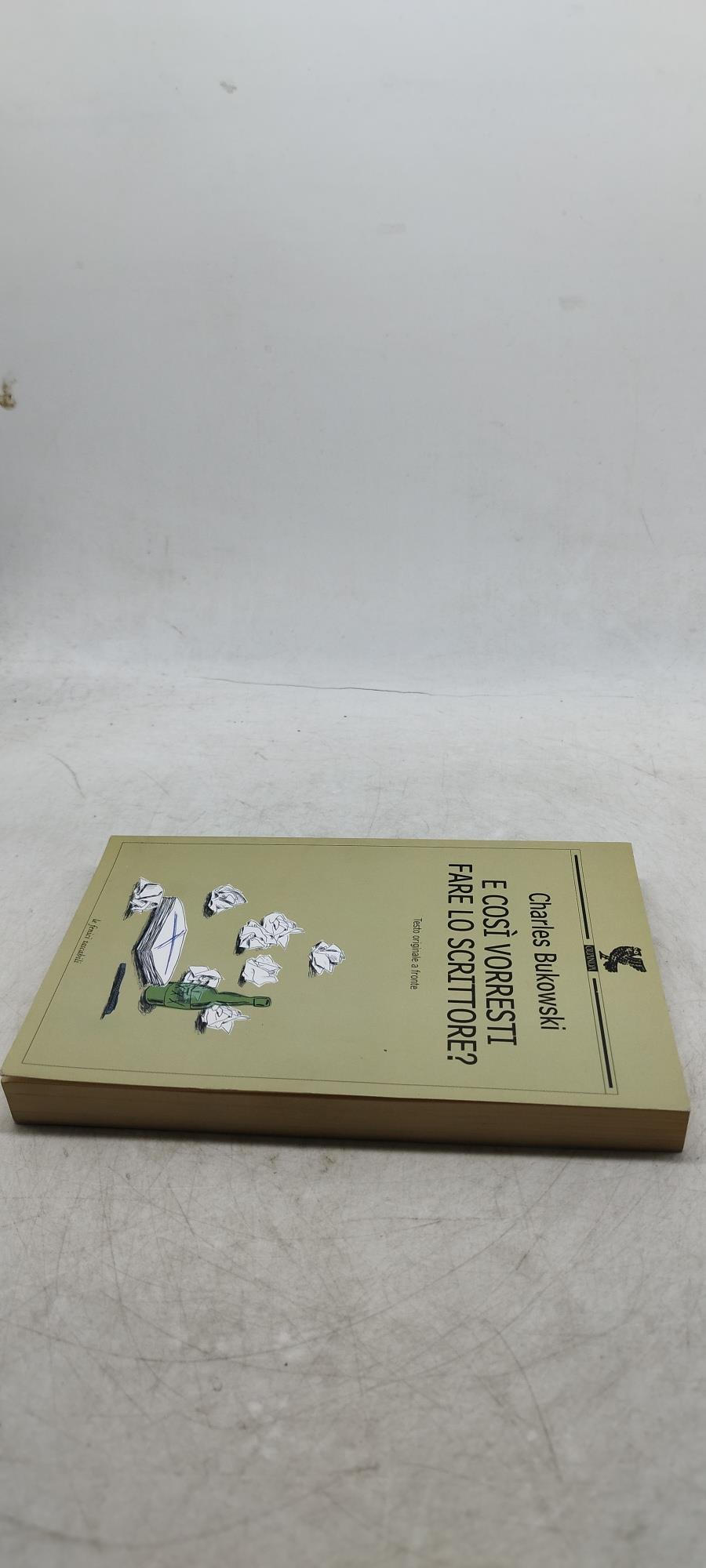 e così vorresti fare lo scrittore ? testo originale a fronte