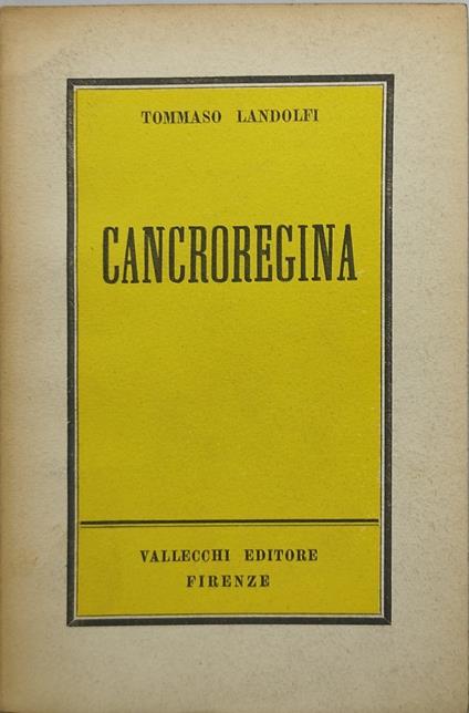 cancroregina tommaso landolfi - Tommaso Landolfi - copertina