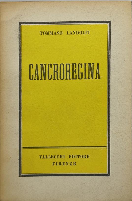 cancroregina tommaso landolfi - Tommaso Landolfi - copertina