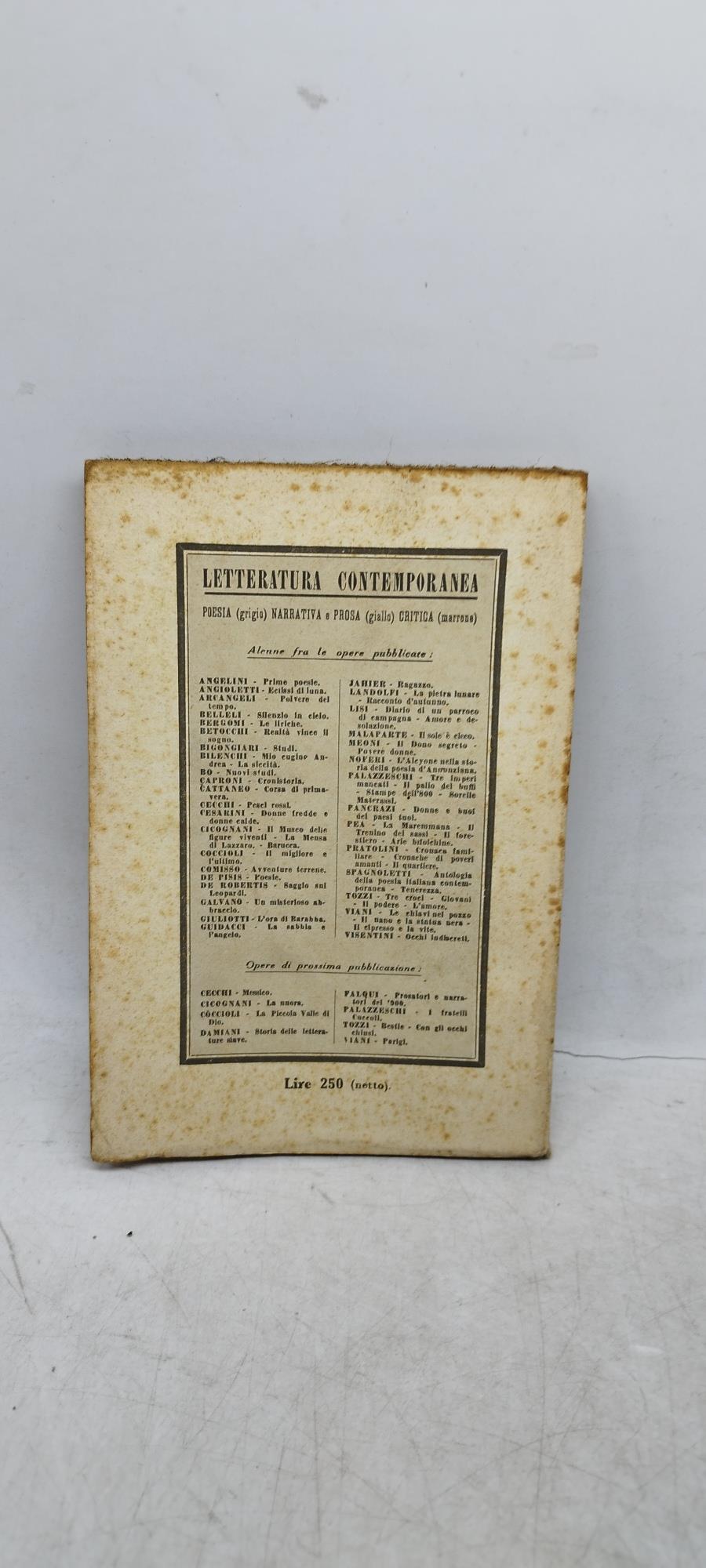 notizie di prosa e poesia