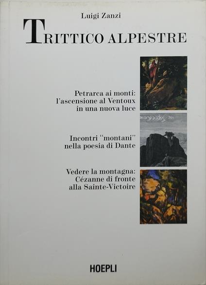 trittico alpestre hoepli - Luigi Zanzi - copertina
