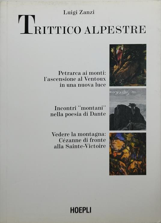 trittico alpestre hoepli - Luigi Zanzi - copertina