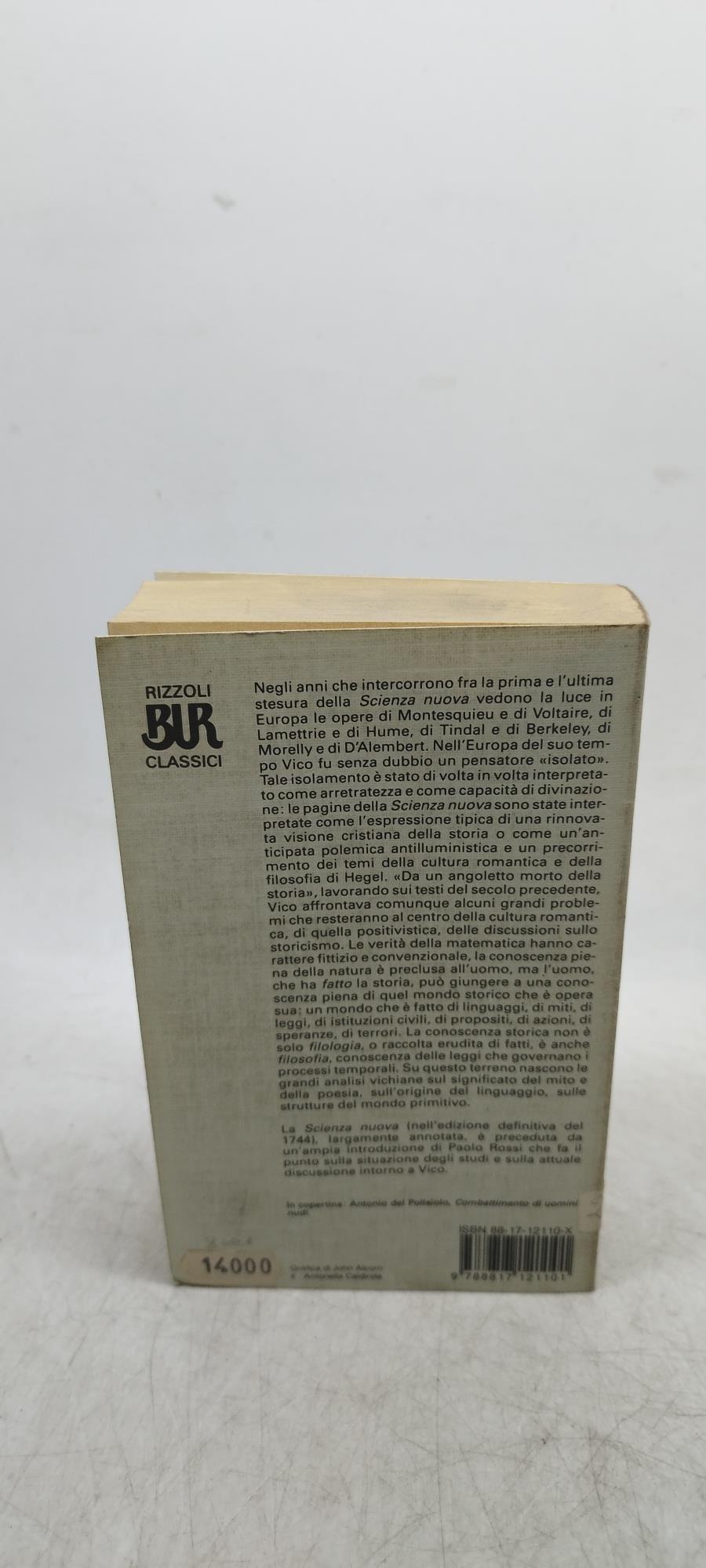 la scienza nuova giambattista vico i classici della bur
