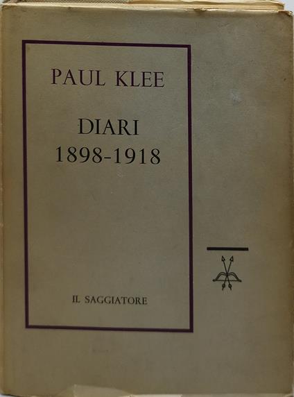 diari 1898 1918 paul klee - Paul Klee - copertina