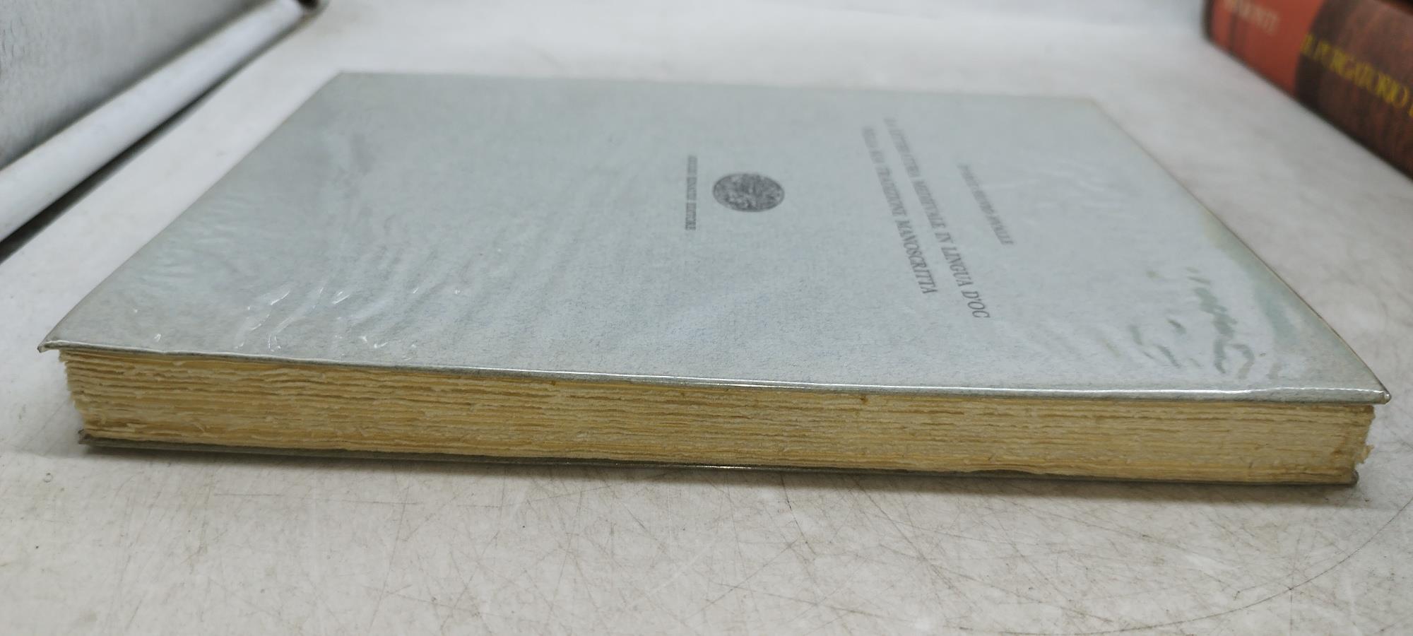 la letteratura medievale in lingua d'oc nella sua tradizione manoscritta