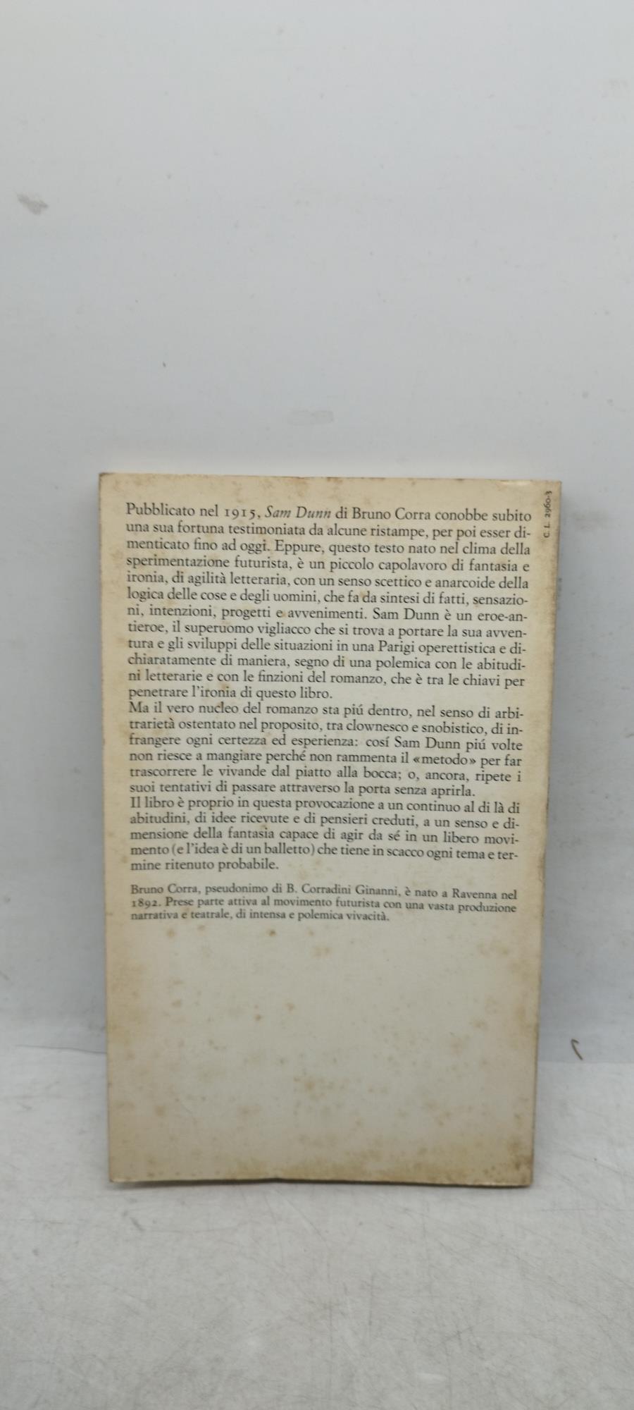 bruno corra sam dunn è morto einaudi letteratura 7