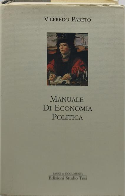 manuale di economia politica vilfredo pareto - Vilfredo Pareto - copertina