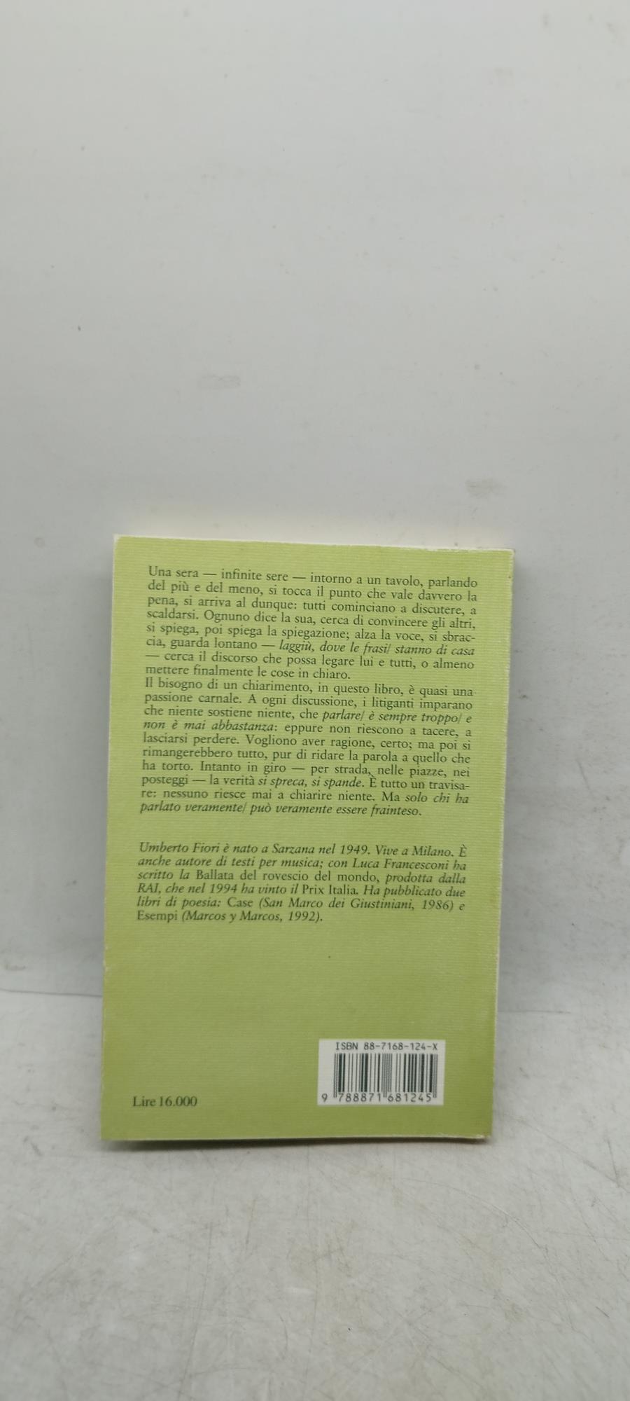 umberto fiori chiarimenti