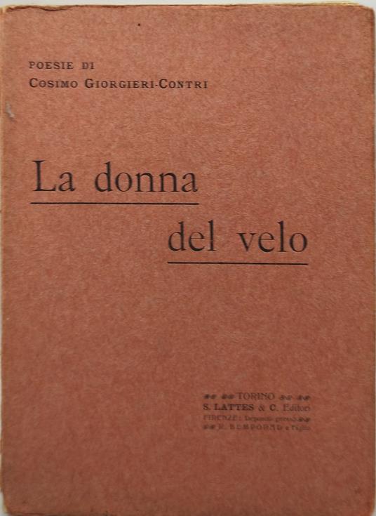 la donna del vento poesie di cosimo giorgieri contri - Cosimo Giorgieri Contri - copertina