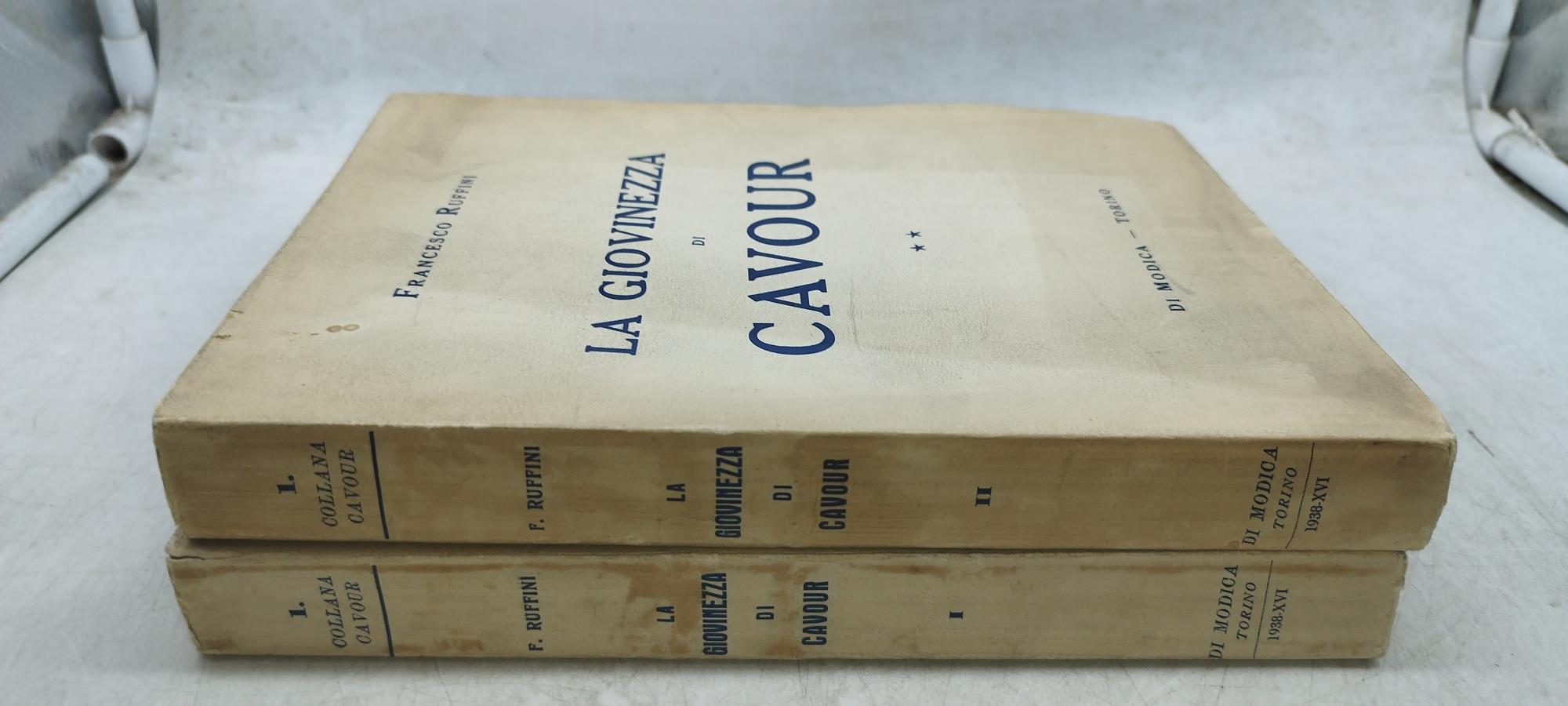 la giovinezza di cavour 2 volumi francesco ruffini