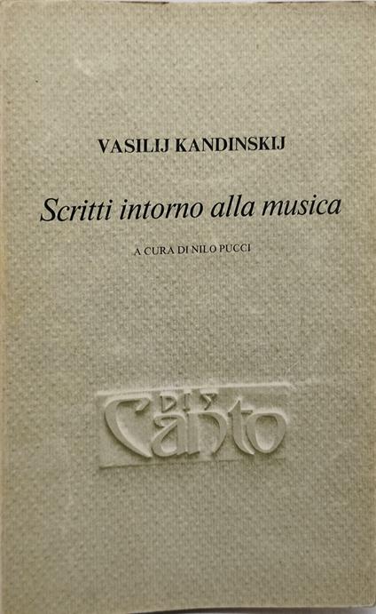 scritti intorno alla musica - Vasilij Kandinskij - copertina
