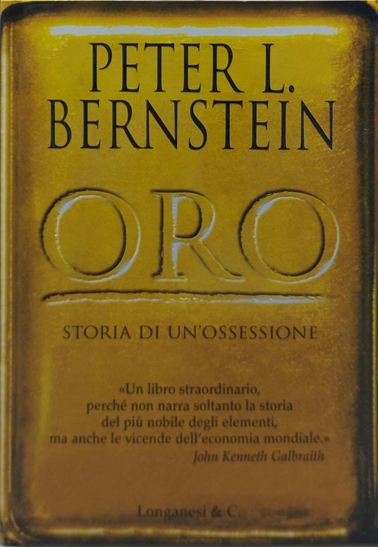 oro storia di un'ossessione longanesi - copertina