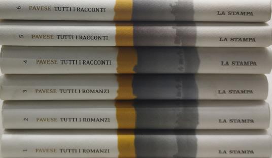 cesare pavese tutti i racconti 6 volumi - copertina
