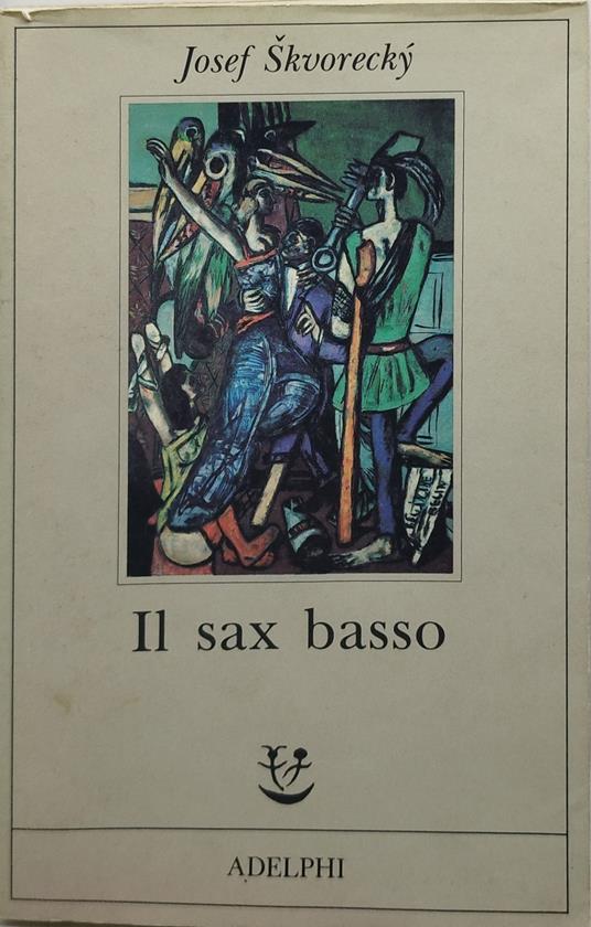 il sax basso adelphi - copertina