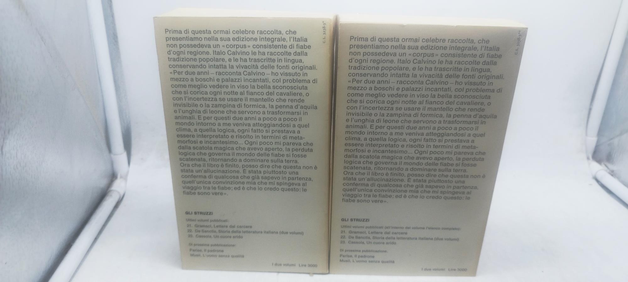 fiabe italiane raccolte e trascritte da italo calvino 2 volumi