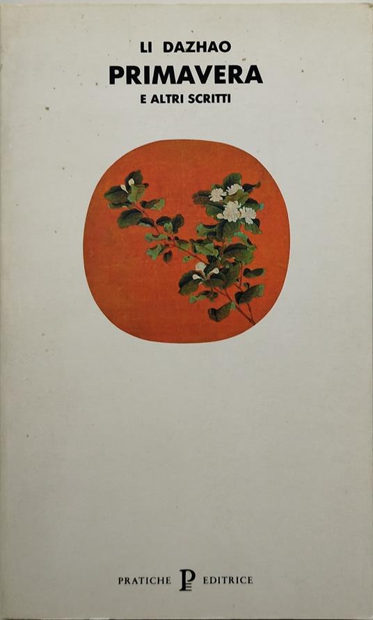 primavera e altri scritti li dazhao - copertina