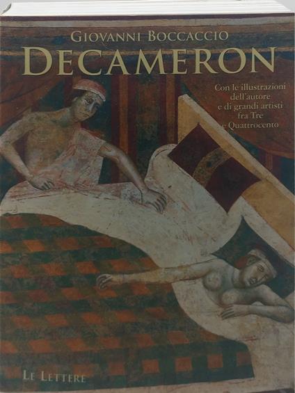 giovanni boccaccio decameron le lettere - copertina