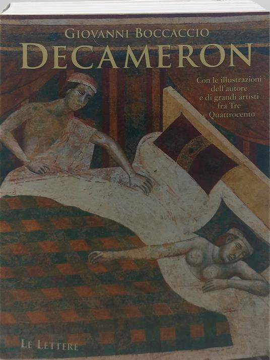 giovanni boccaccio decameron le lettere - copertina