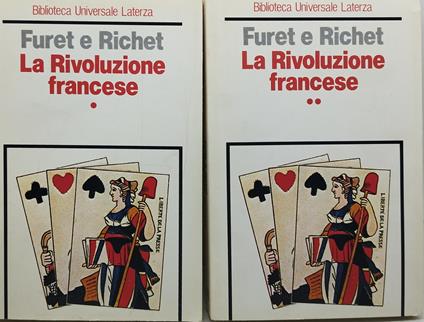 la rivoluzione francese 2 volumi biblioteca universale laterza - copertina