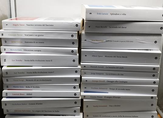 novecento biblioteca della democrazia a cura di antonio scurati gazzetta dello sport 27 volumi - Antonio Scurati - copertina