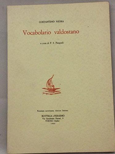 Vocabolario valdostano - copertina
