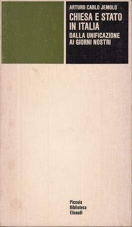 Chiesa e Stato in Italia: dalla unificazione ai giorni nostri 1977 - copertina