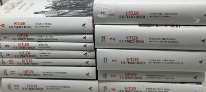hitler e il terzo reich 12 volumi mondadori editoriale - copertina