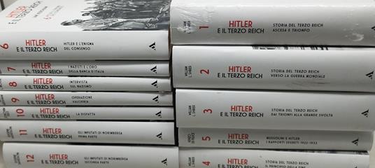hitler e il terzo reich 12 volumi mondadori editoriale - copertina