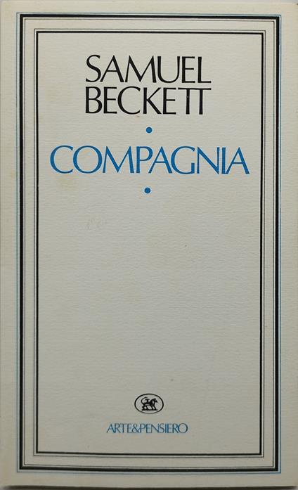 samuel beckett compagnia arte e pensiero - Samuel Beckett - copertina