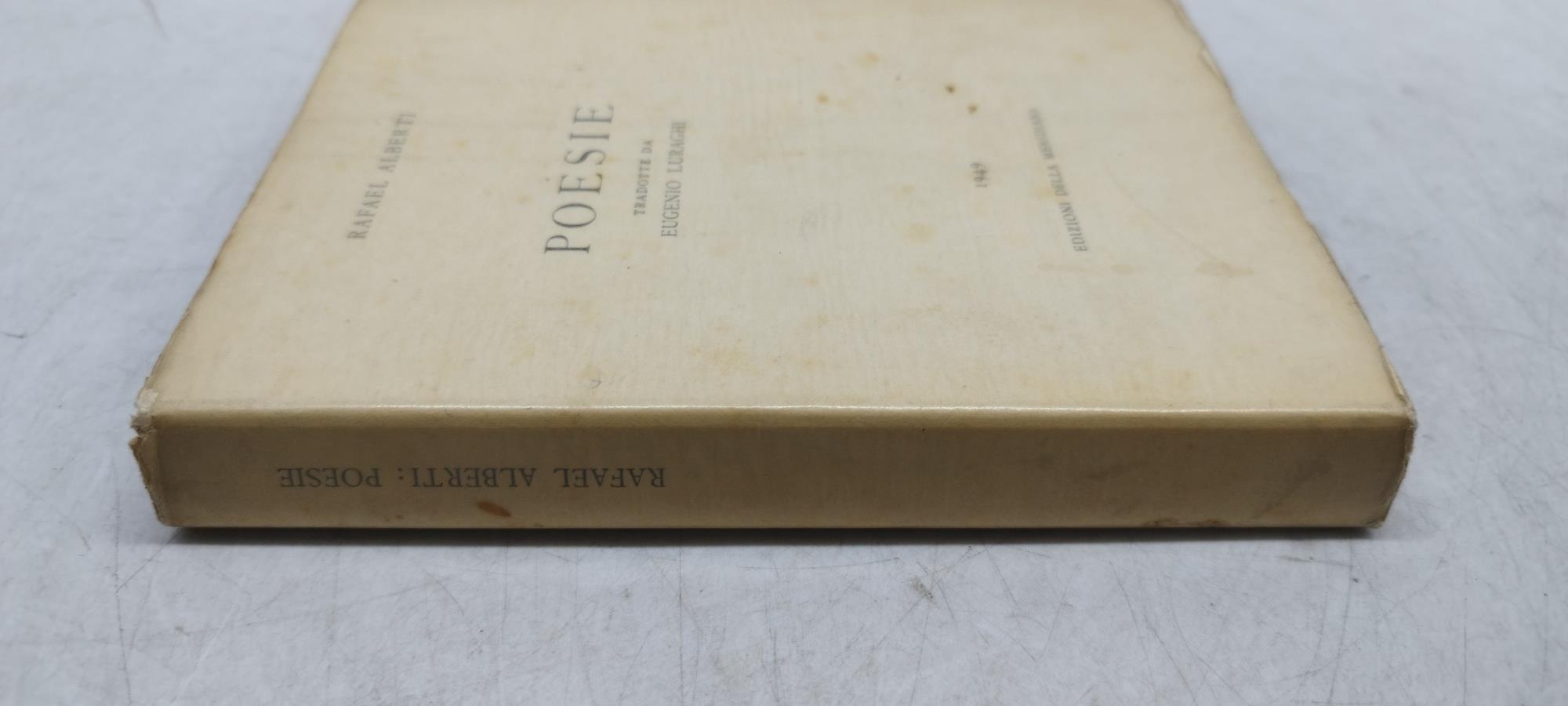 rafael alberti poesie tradotte da eugenio luraghi