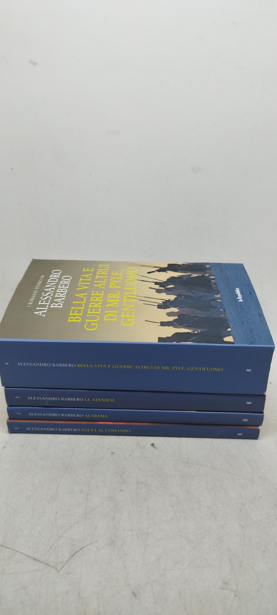 i romanzi storici di alessandro barbero la repubblica 4 volumi