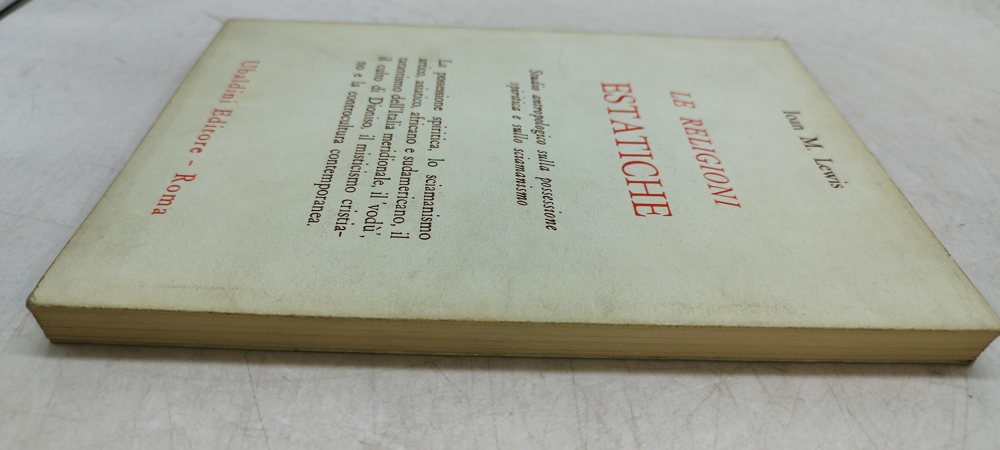 le religioni estatiche ioan m lewis