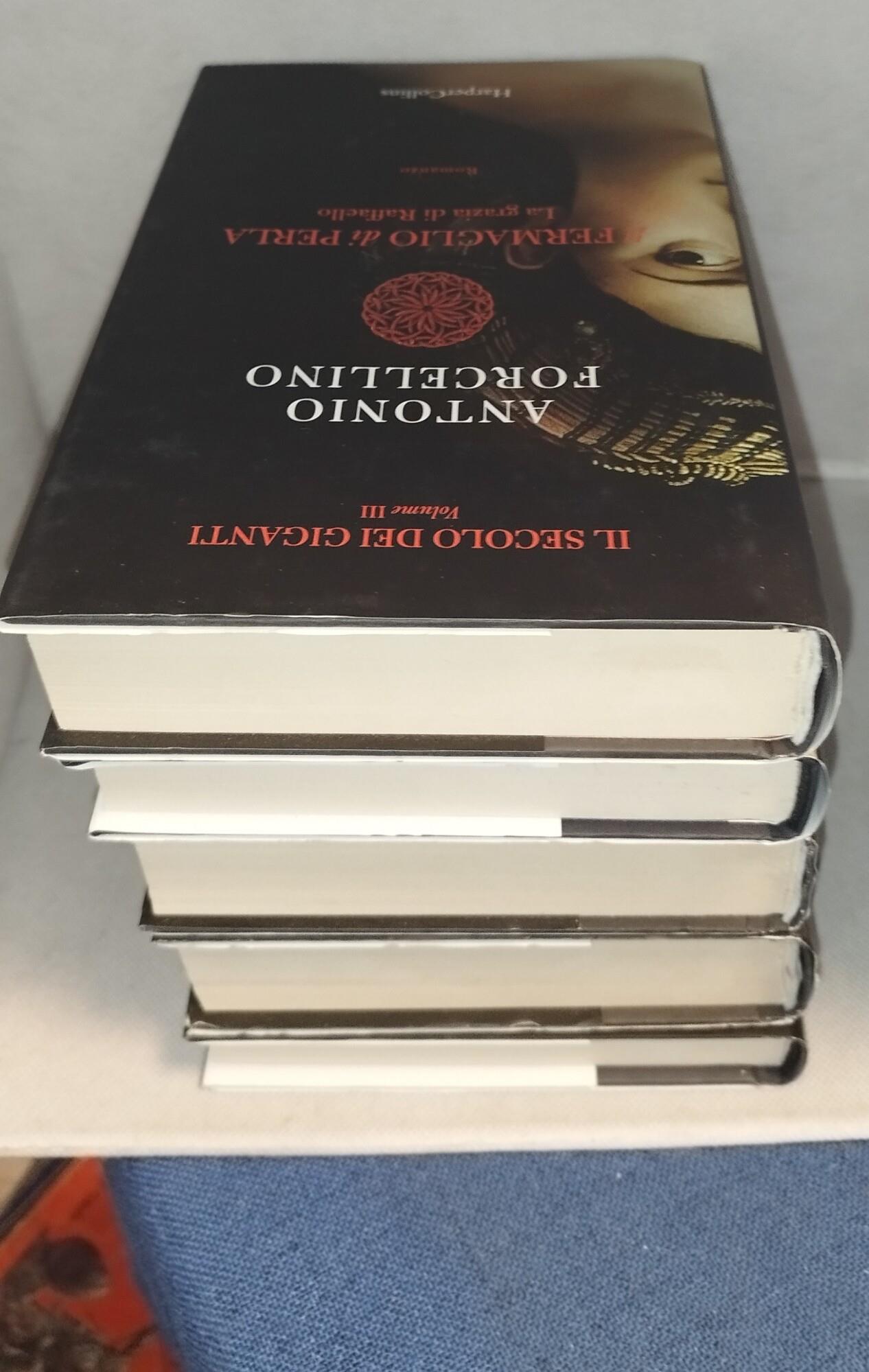 antonio forcelli 5 volumi harper collins il secolo dei giganti