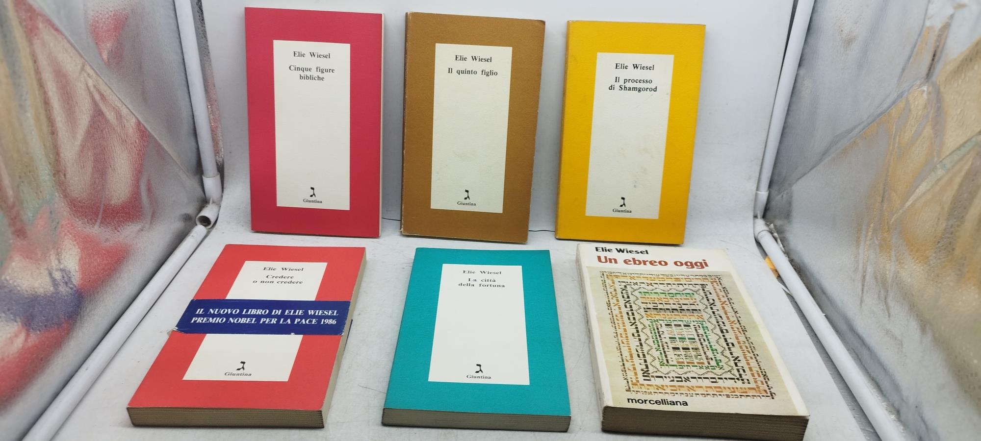 lotto 11 libri elie wiesel