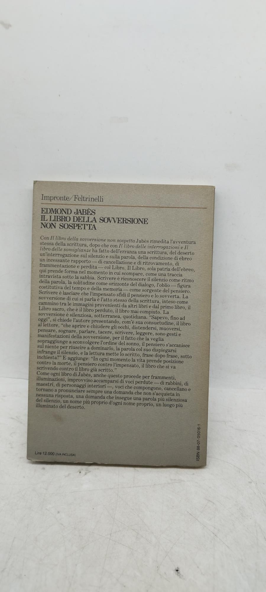 edmond jamess il libro della sovversione non sospetta