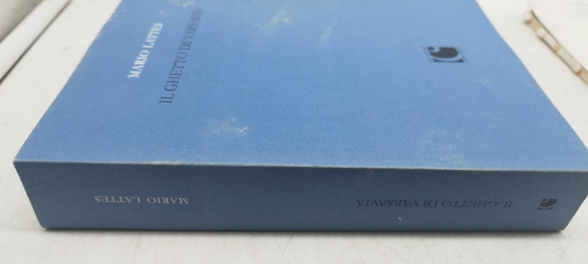il ghetto di varsavia mario lattes