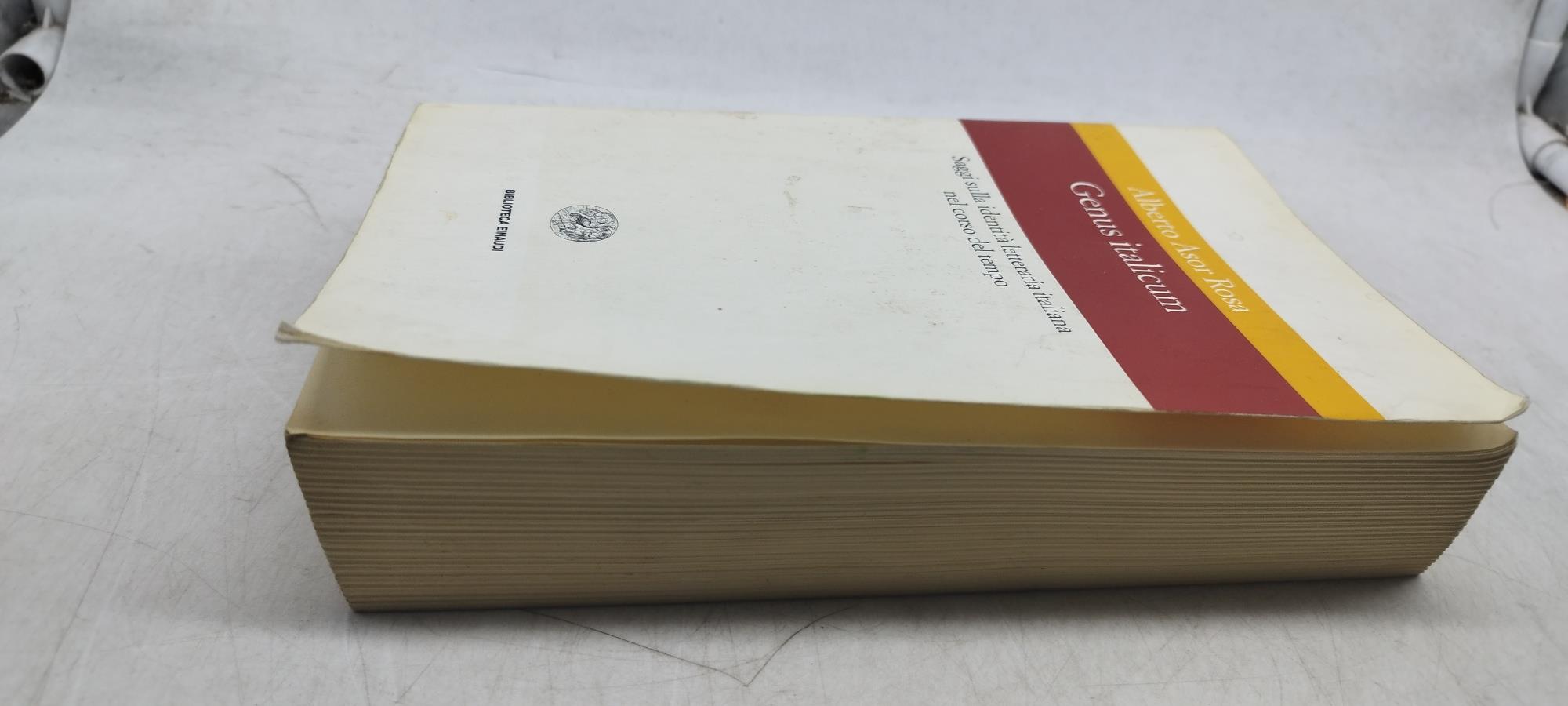 genus italicum saggi sulla identità letteraria italiana nel corso del tempo