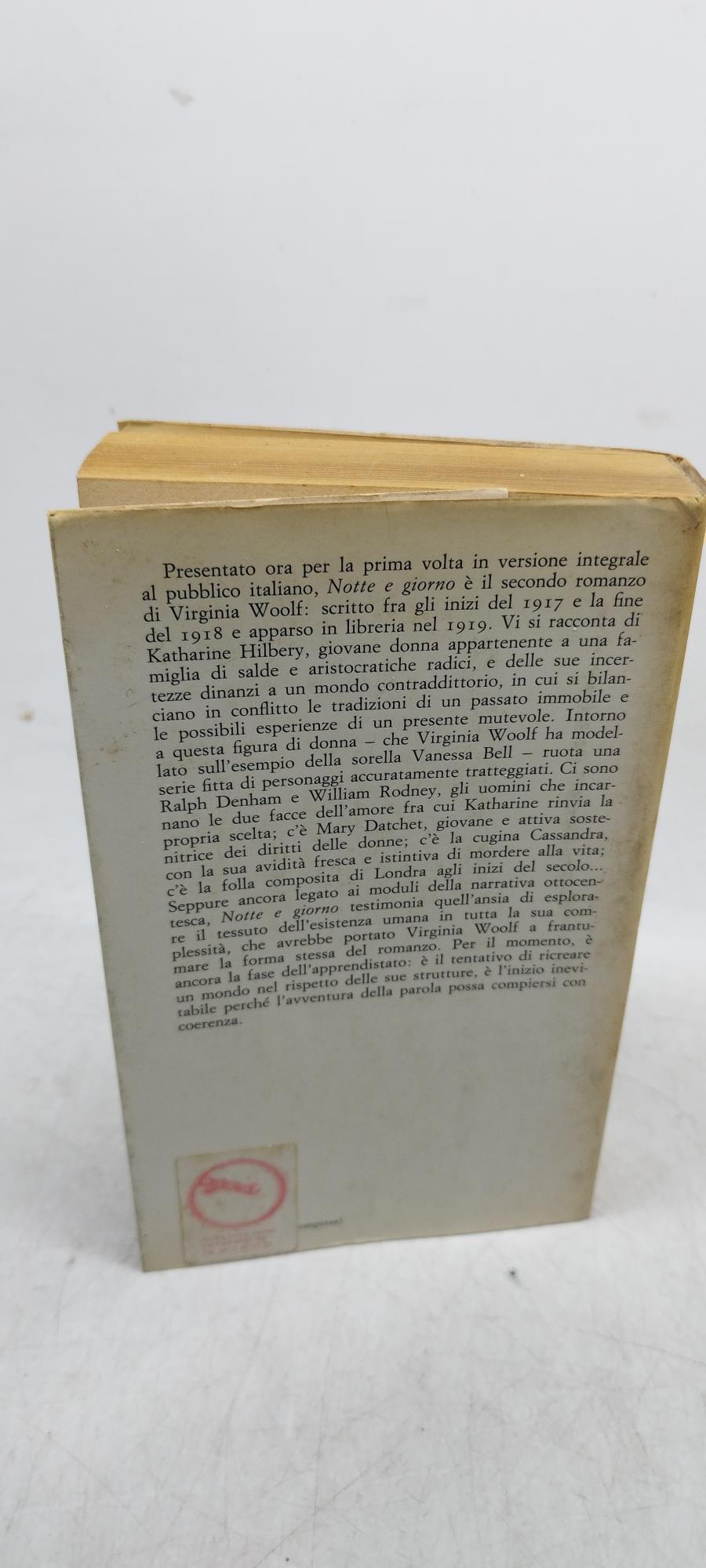 virginia woolf notte e giorno la rosa
