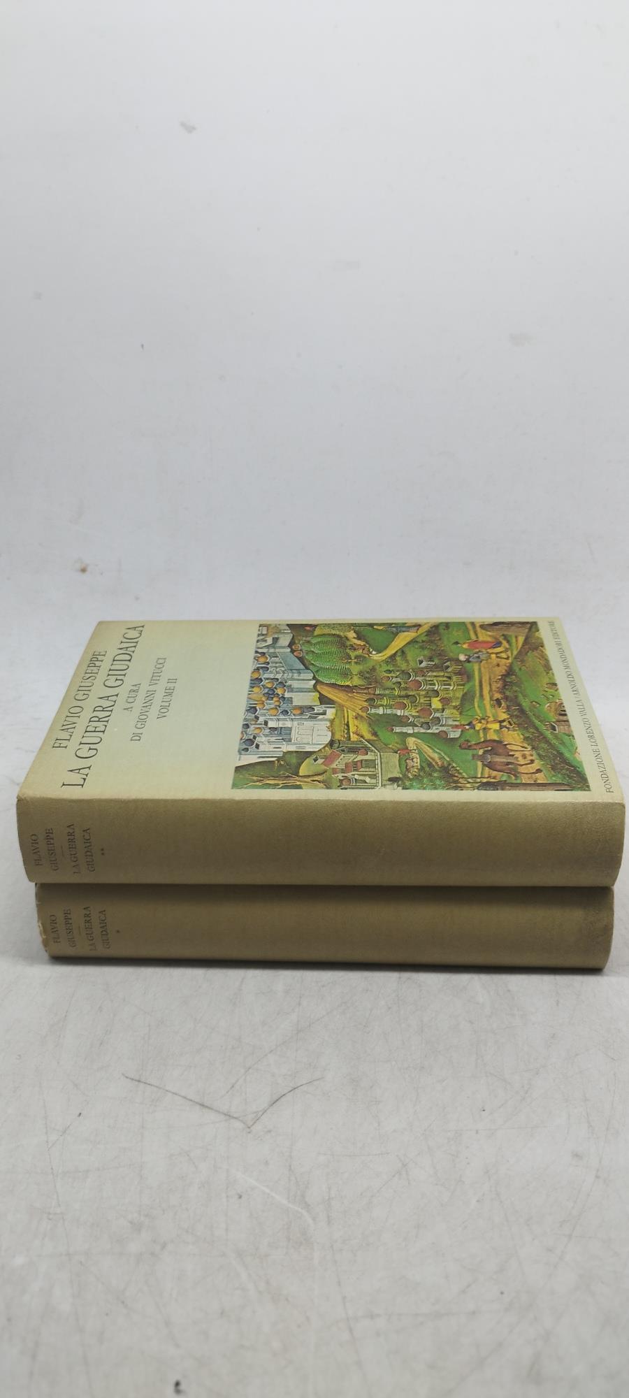 la guerra giudaica a cura di giovanni vitucci 2 volumi