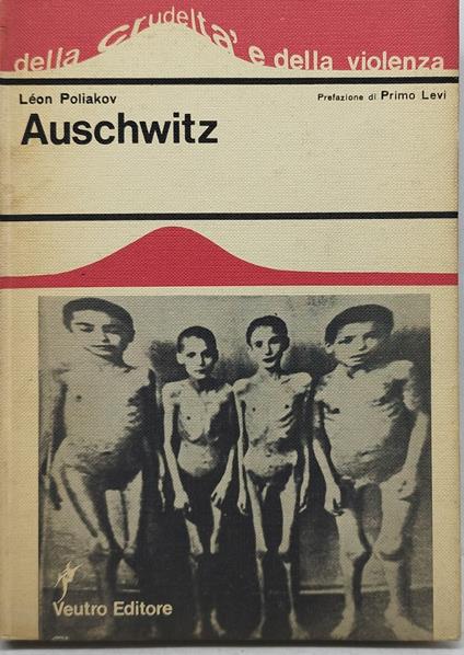 auschwitz leon poliakov prefazione primo levi - copertina